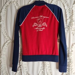 Abercrombie & Fitch Vintage Varsity Track Jacket Division Champions Sz Medium